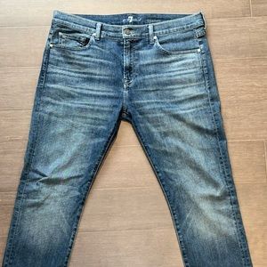 Men’s 7 for all Mankind Airweft Paxtyn Skinny Jeans in Flash